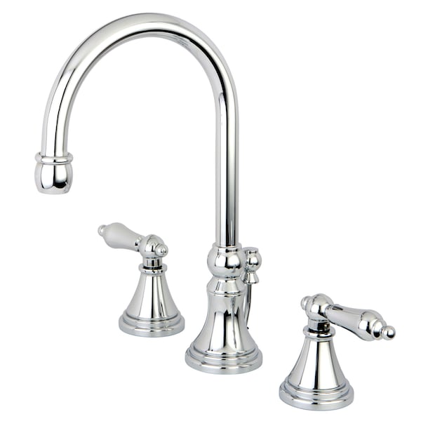 8" Widespread Bathroom Faucet, Chrome